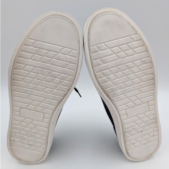 Abound Neely Platform Sneakers Men's Canvas Lace Up Shoes Black Size US11M EU44 - Picture 10 of 13